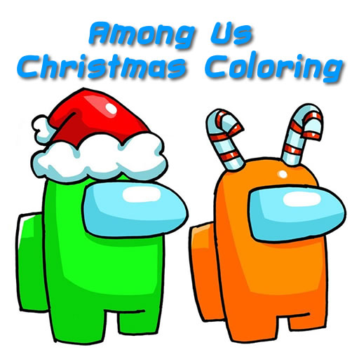 Among Us Christmas Coloring